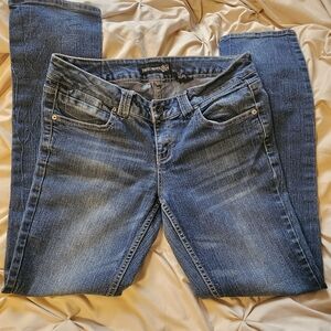 Paris Blues Classic Straight Leg Jeans - Blue